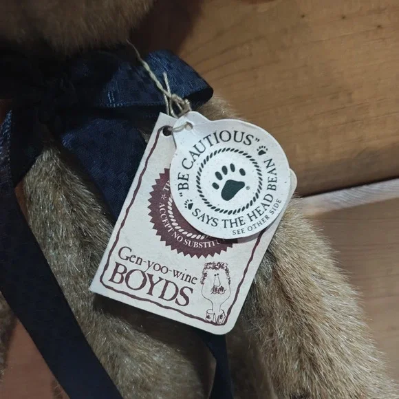 Boyds Bears Lankey S. Woodsley Plush Artisan Series Out Of The Woods Originals - Picture 2 of 6